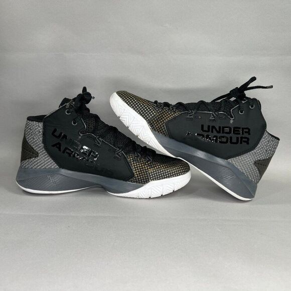 Under Armour Men's Size 7.5 Torch Fade High Top Basketball Shoes - Picture 8 of 13